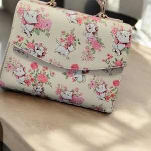 Disney Loungefly Marie Cat Crossbody Satchel Handbag
